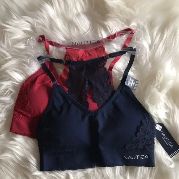 NAUTICA LACE BRA 2 PACK - Picture 1 of 2